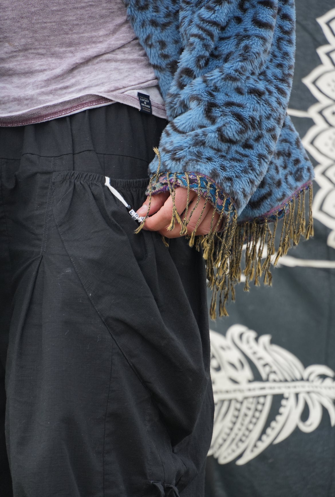 Midnight Black Love Pants