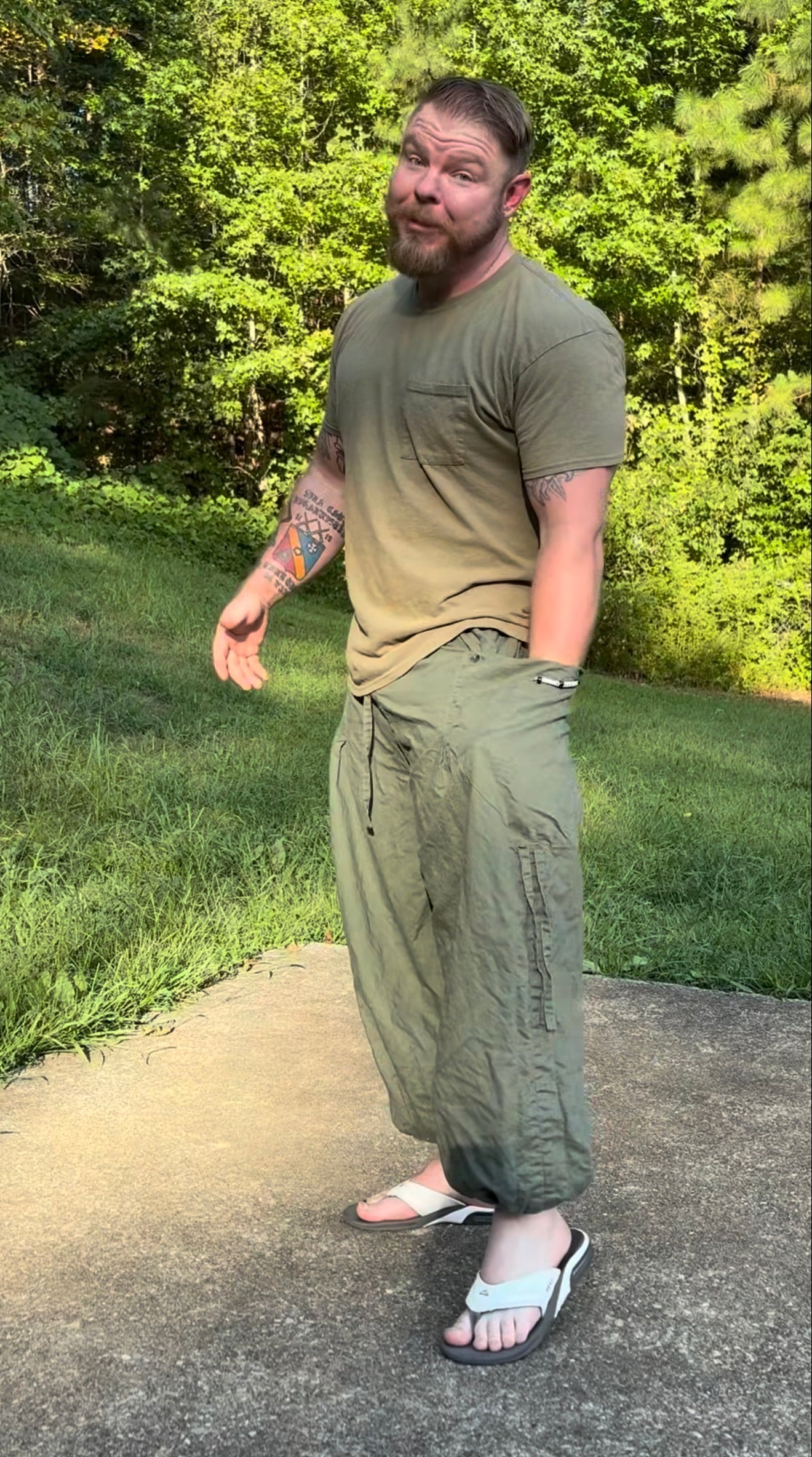 Paul S. wearing Love Pants