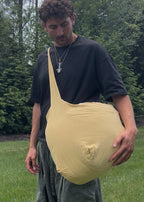 Bottomless Bag in Dandelion, stuffed full